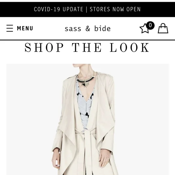Sass & bide Trench Coat - Picture 4 of 6